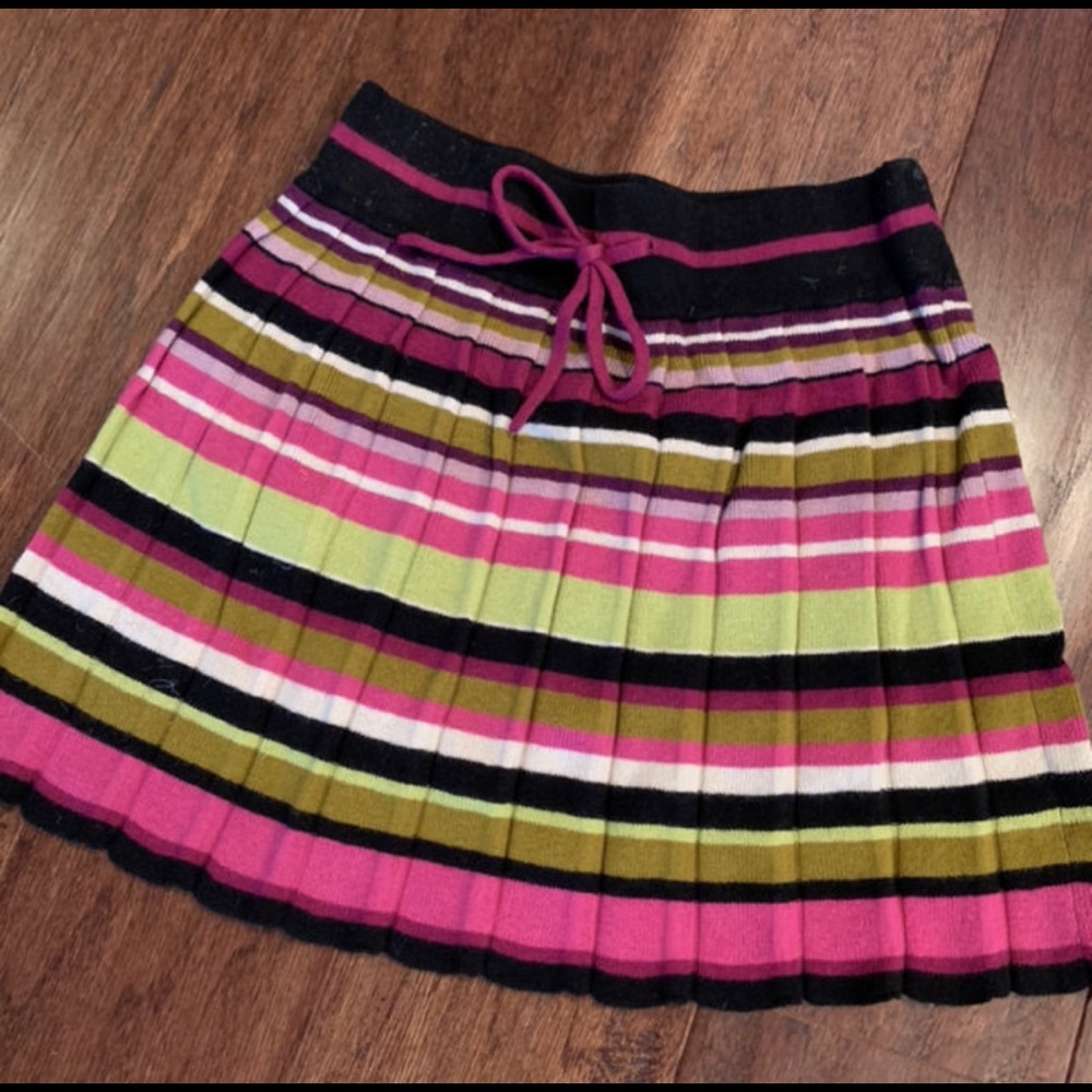 Missoni Girls Pleated Sweater Skirt